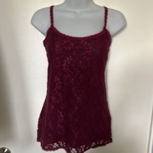White House Black market stretch lace camisole. Size medium